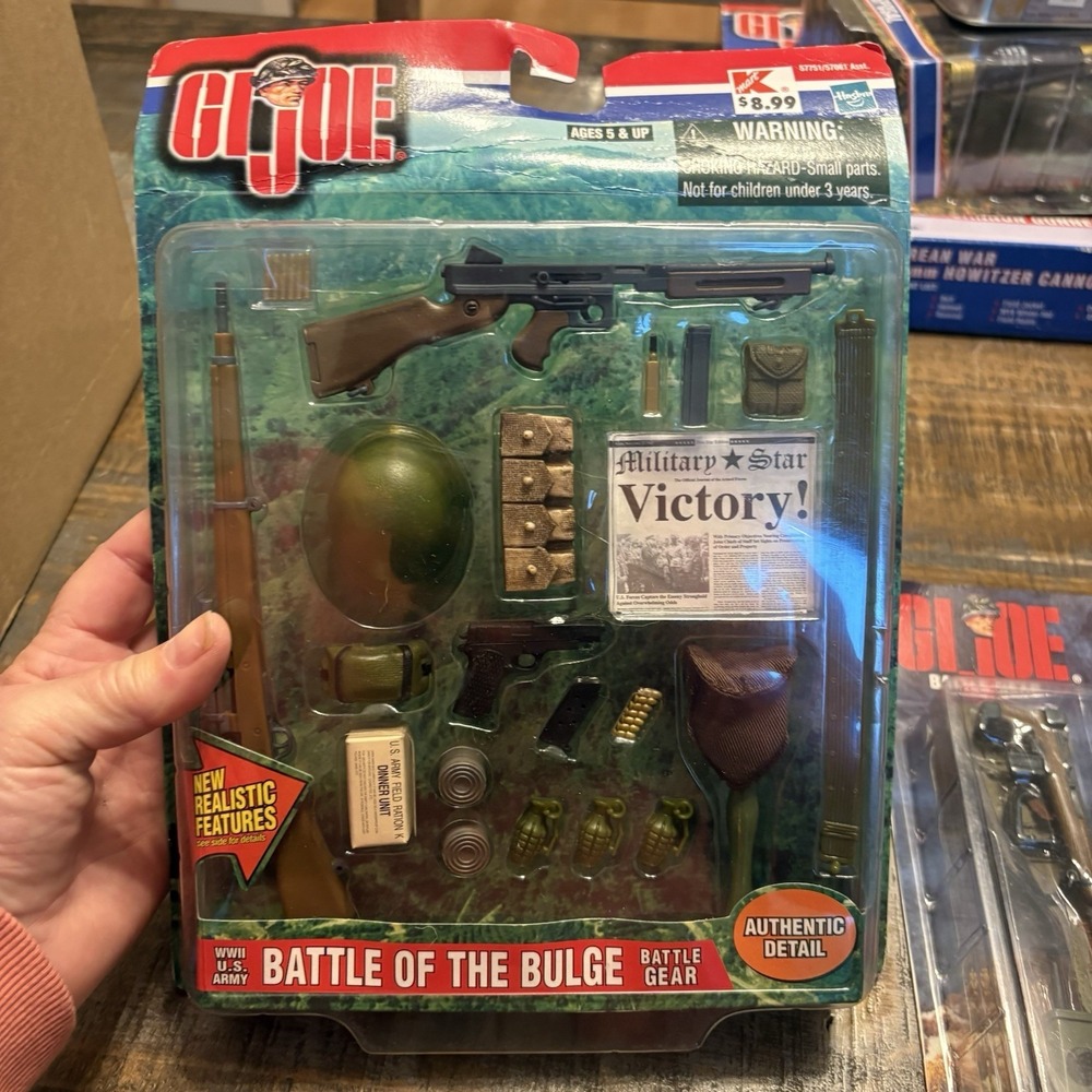 G.I. Joe Battle Of The Bulge WWII U.S. Army Battle Gear Vintage New Sealed 2000